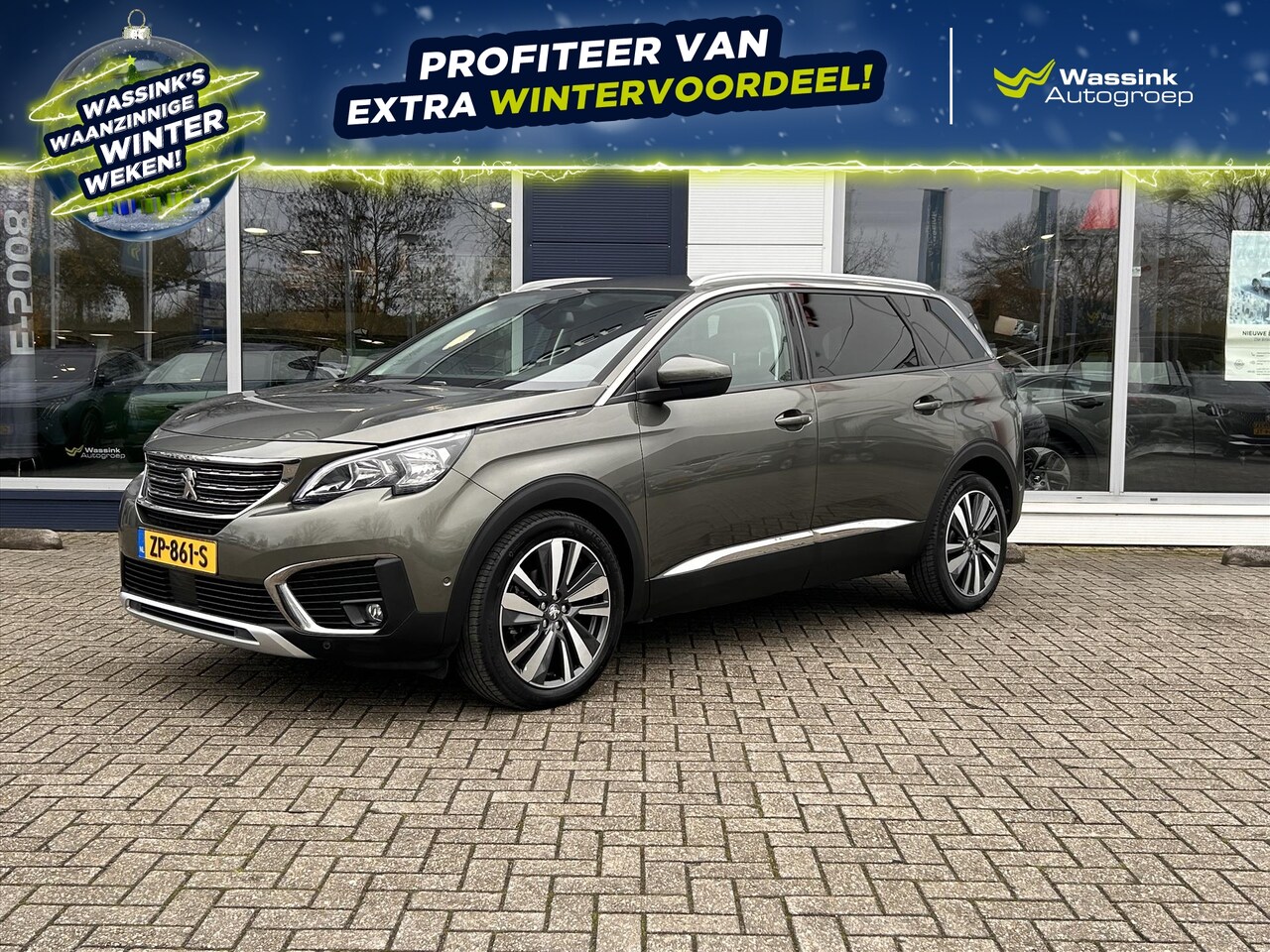 Peugeot 5008 - 1.2 PureTech 130pk Blue Lease Premium | Navigatie | Parkeercamera + sensoren voor en achte - AutoWereld.nl