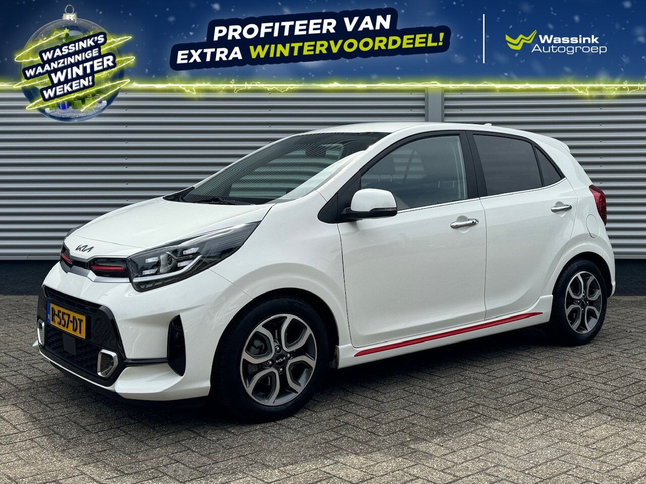 Kia Picanto - 1.0 DPi 67pk 4-zits GT-Line | Navigatie | Climate Control | Kunstleer | - AutoWereld.nl