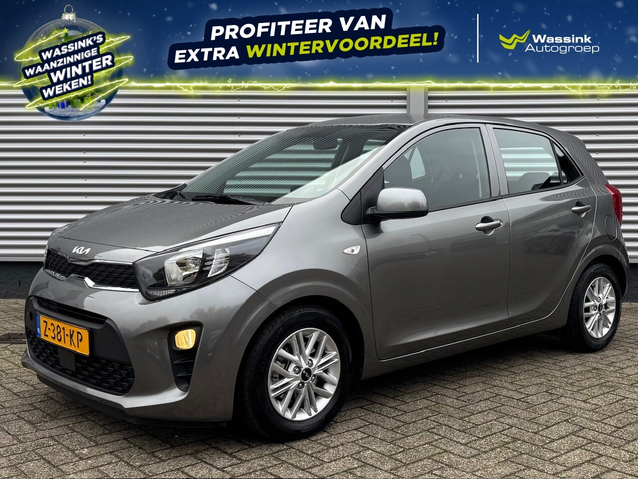 Kia Picanto - 1.0 DPi 63pk 4-zits DynamicLine | Apple Carplay/Android Auto | Airco | Camera | - AutoWereld.nl