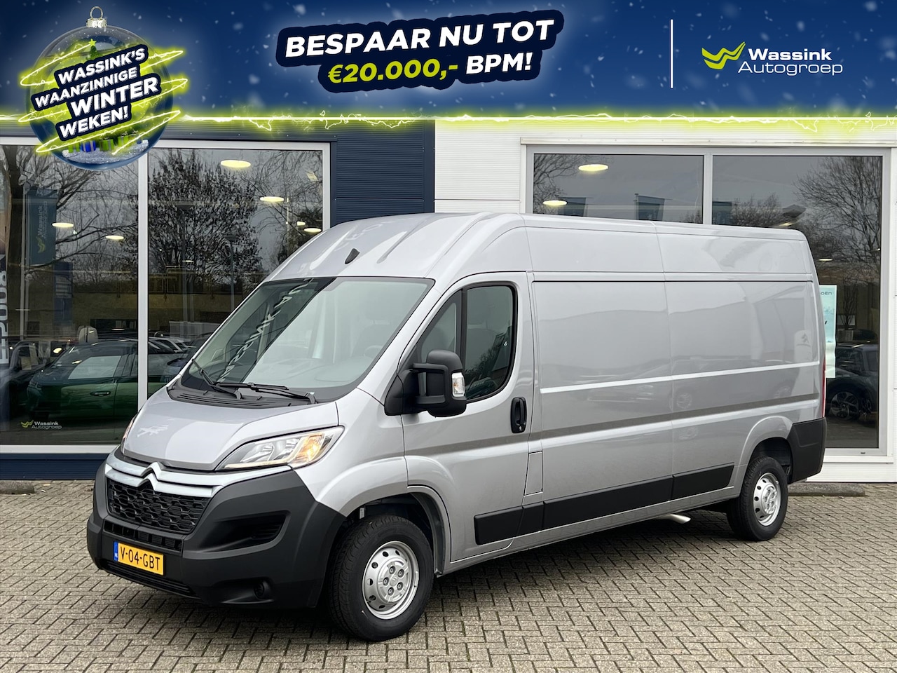 Citroën Jumper - GB 35 L3H3 2.2 BlueHDi 140pk 3-zits | Navigatie | Airconditioning | Verzwaarde vering - AutoWereld.nl