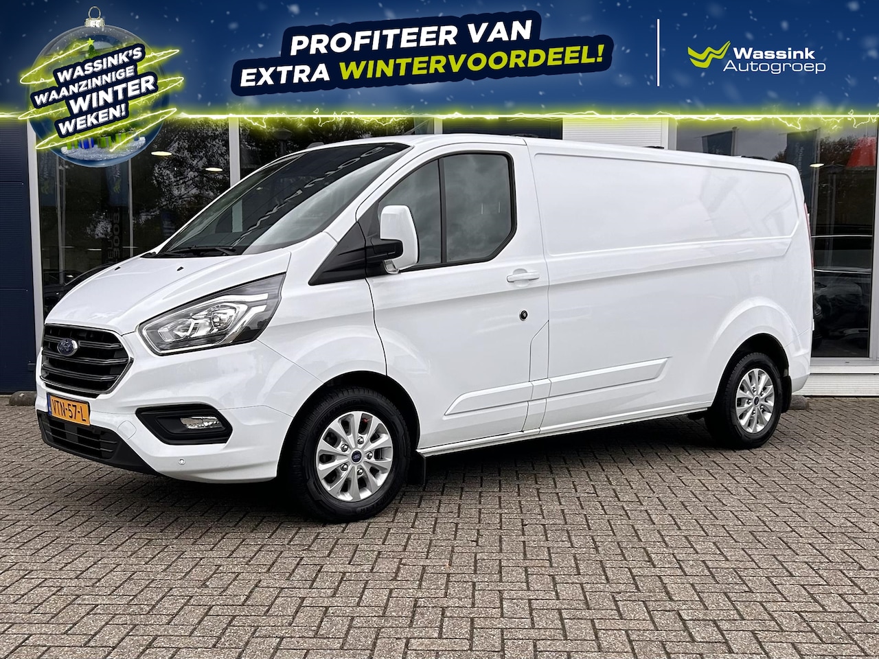 Ford Transit Custom - GB 2.0 TDCi 130PK 300 L2H1 Limited | parkeersensoren | Navigatie | Trekhaak | - AutoWereld.nl