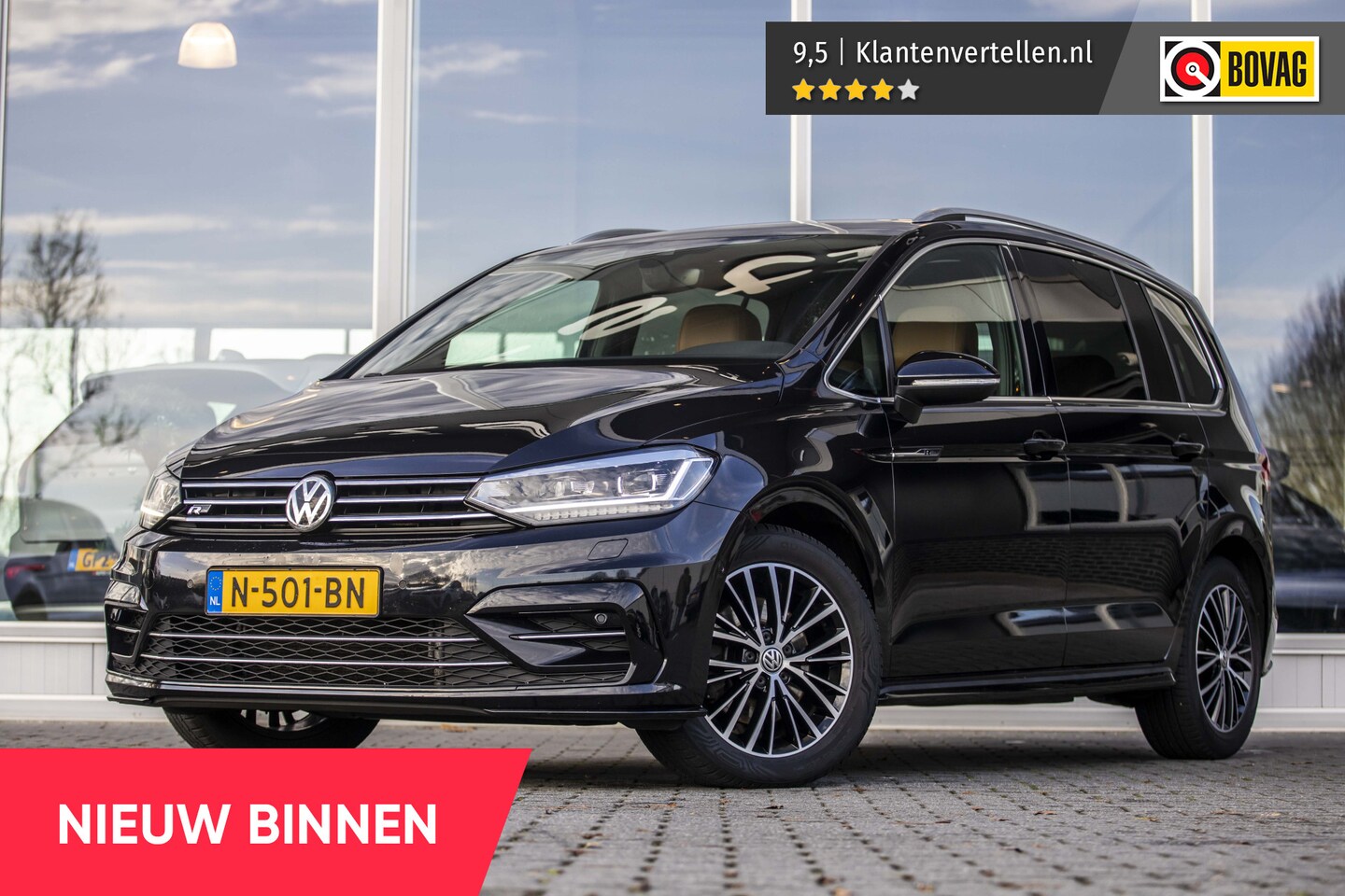 Volkswagen Touran - 1.8 TSI Highline 7p | Automaat | Pano | Trekhaak | Camera | Carplay - AutoWereld.nl