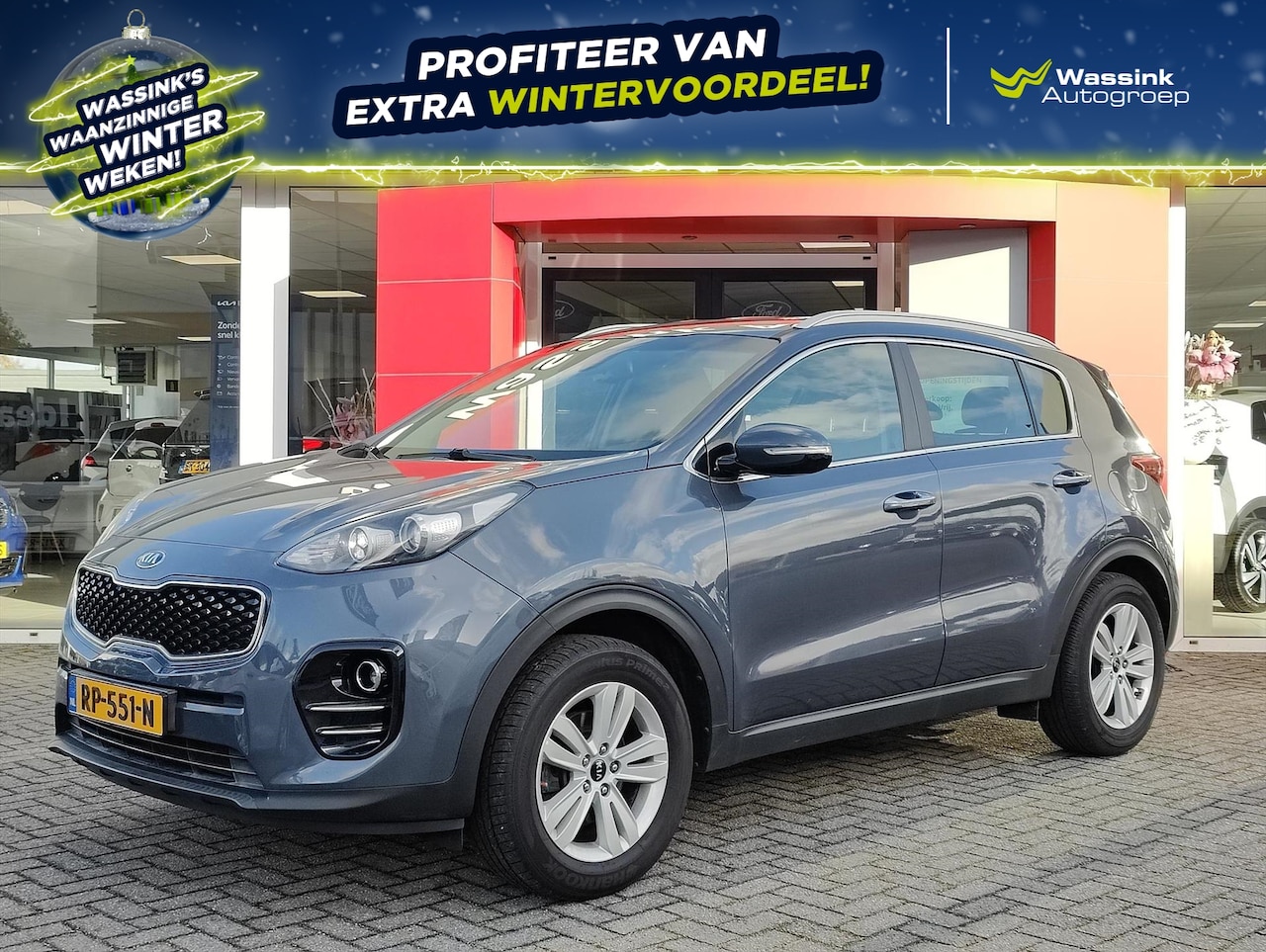 Kia Sportage - 1.6 GDi 132pk DynamicLine I Trekhaak 1400 KG I Camera I PDC I Carplay I Navigatie I Climat - AutoWereld.nl