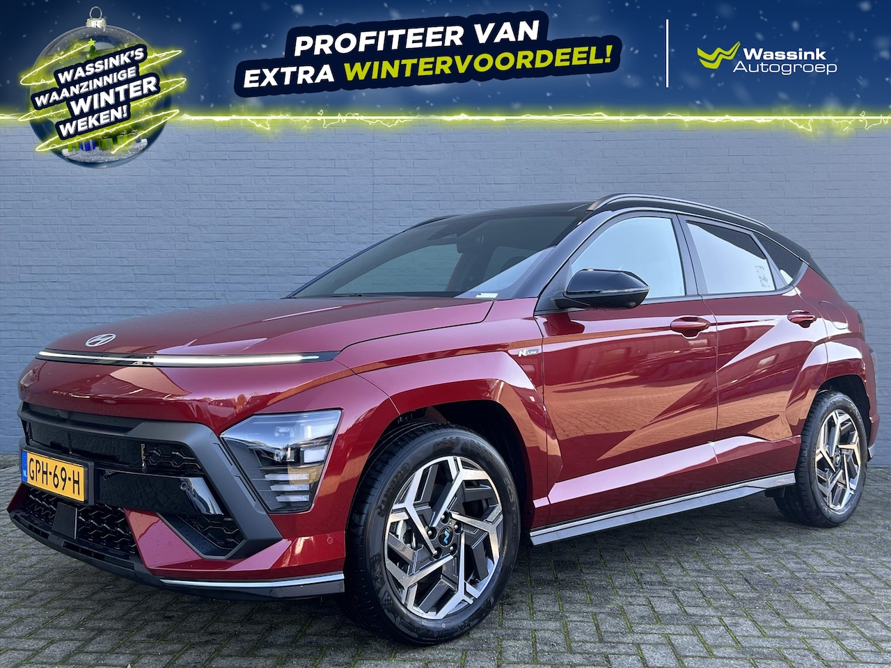 Hyundai Kona - New 1.6 GDI HEV 141pk N-Line | Two Tone | Sportieve Uitvoering - AutoWereld.nl