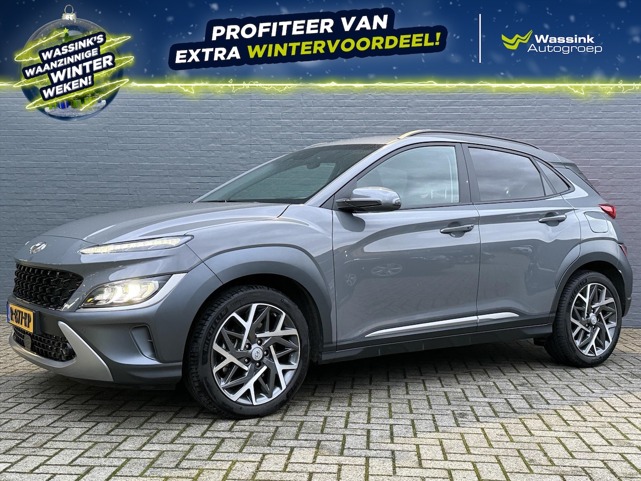 Hyundai Kona - 1.6 GDI HEV 141pk DCT Premium - AutoWereld.nl