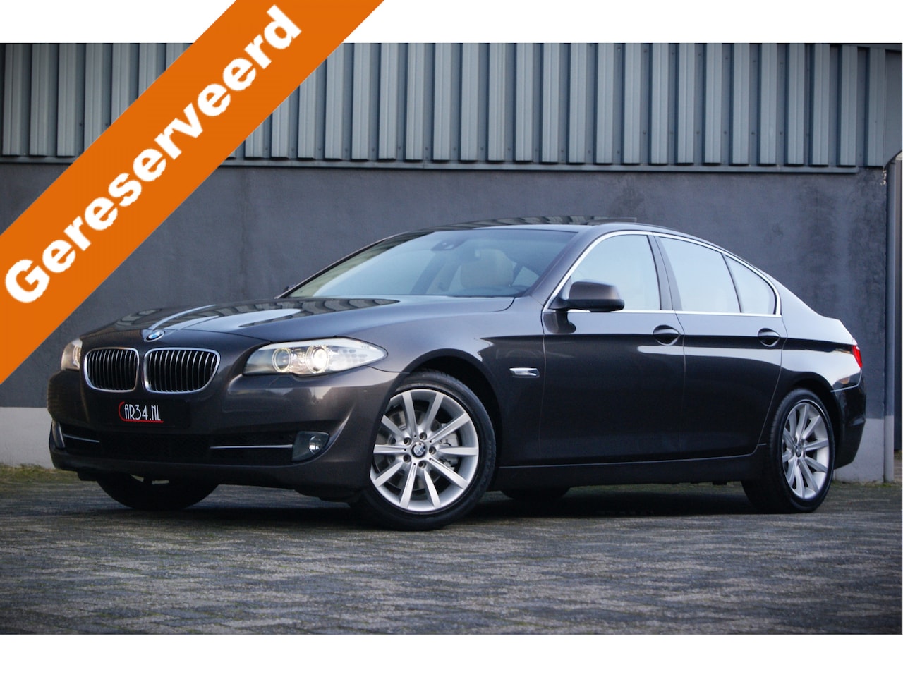 BMW 5-serie - 523i High Executive Schuifdak/Memory/Leer/Afn-trekh Aut8 - AutoWereld.nl