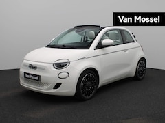 Fiat 500 C - 500e La Prima 42 kWh | Leder interieur | Navigatie | Climate Control | Cam | Parkeersensor