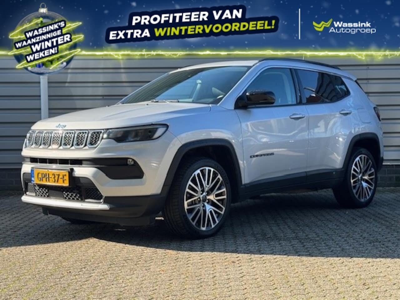 Jeep Compass - 1.3T 4XE 190pk AWD AUTOMAAT | Panoramadak | Camera | Adaptieve Cruise Control | - AutoWereld.nl