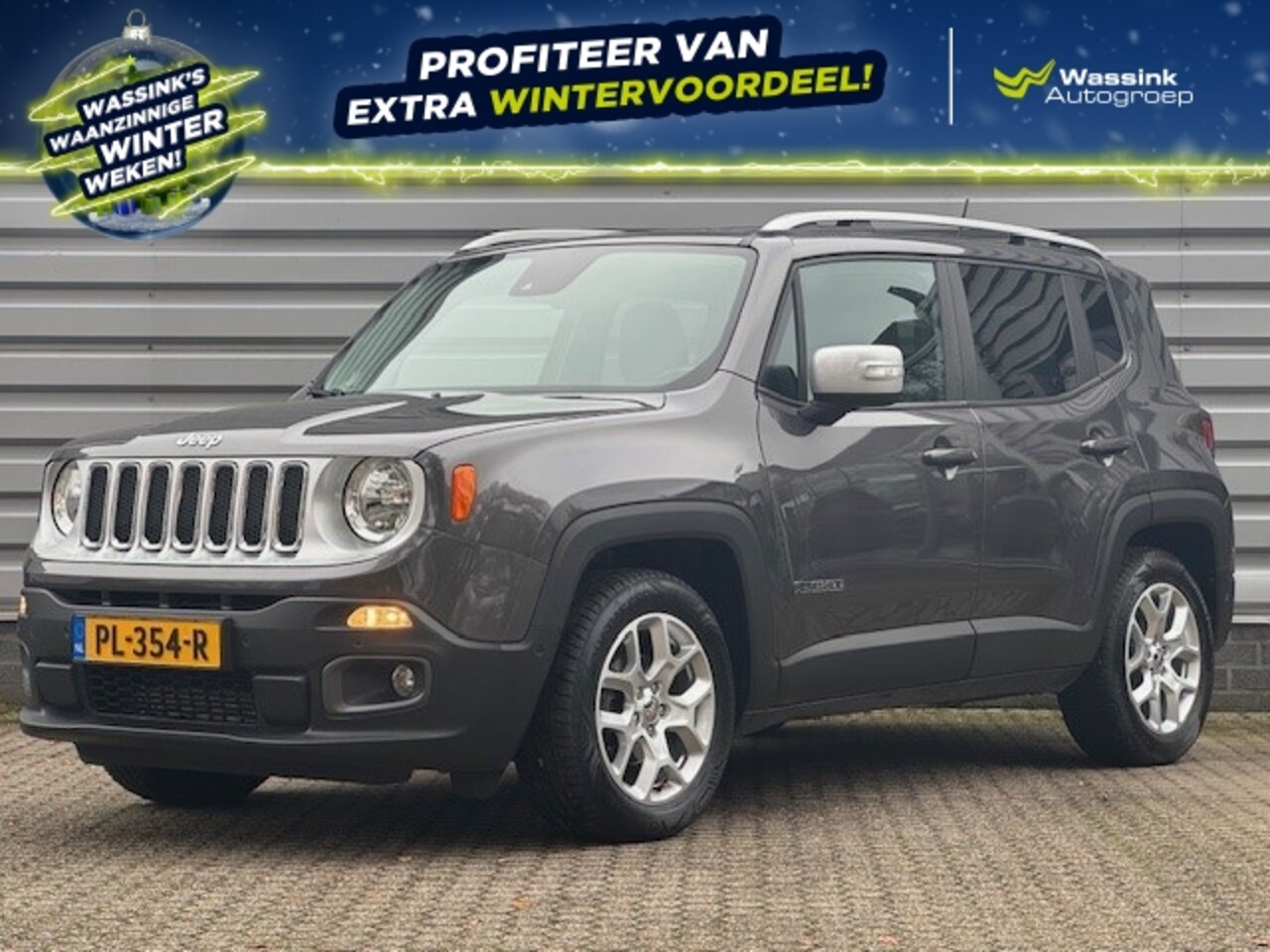 Jeep Renegade - 1.4T 140pk AUTOMAAT Limited | Navigatie | Lichtmetalen Velgen | - AutoWereld.nl