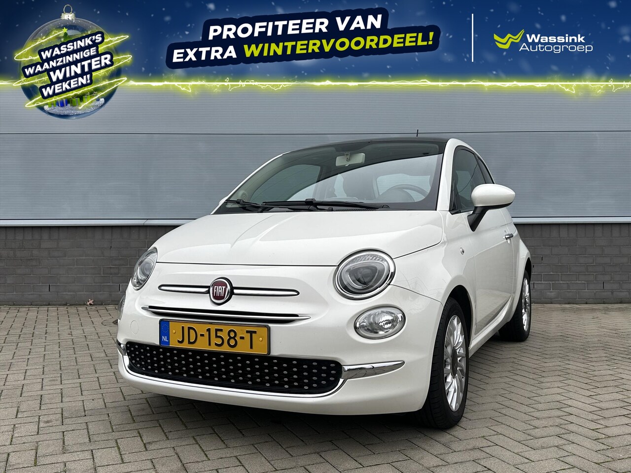 Fiat 500 - TwinAir Turbo 80pk Lounge | Panoramadak | Airco | Lichtmetalen Velgen - AutoWereld.nl