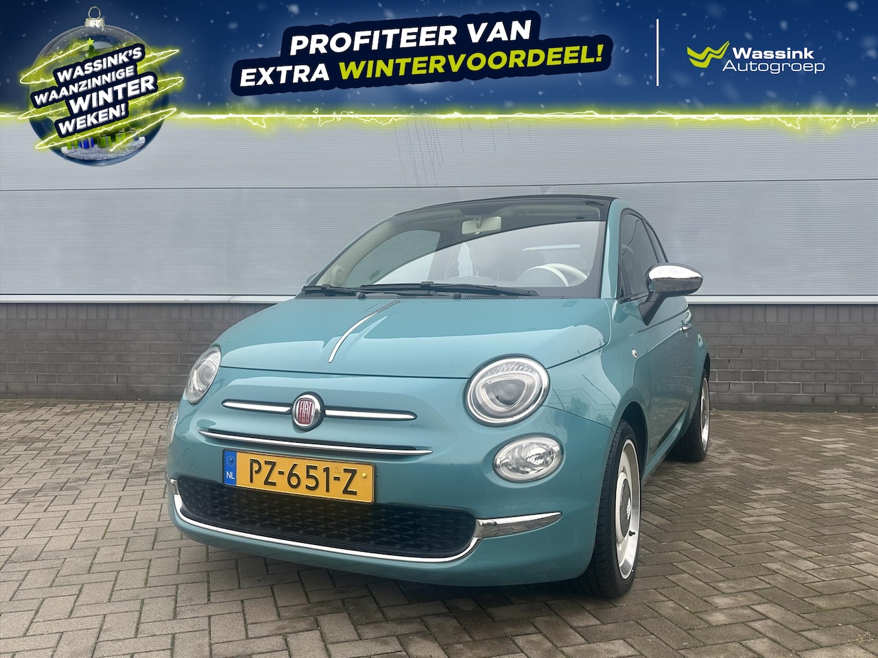 Fiat 500 C - TwinAir 80pk Anniversario | Parkeersensoren | Speed Limiter | - AutoWereld.nl