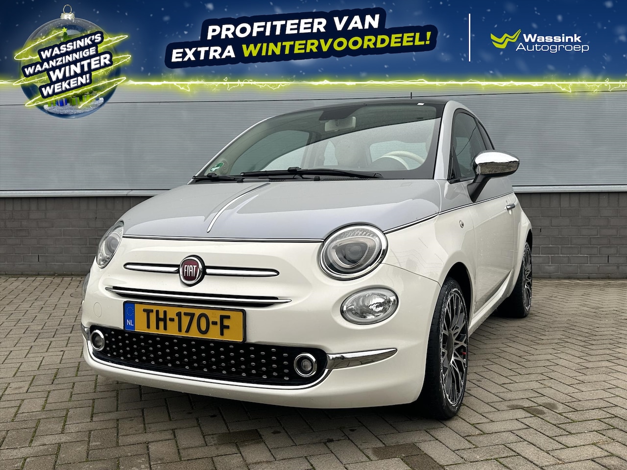 Fiat 500 - TwinAir Turbo 80pk Collezione | Navigatie | Speed limiter | Spraakbediening | Airco - AutoWereld.nl