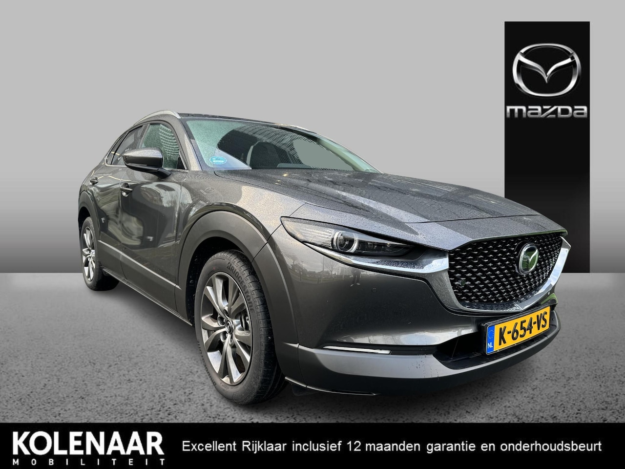 Mazda CX-30 - 2.0 e-Sky-X 186 Luxury /1e eigenaar/Navi/HUD/Leder/ECC/Adaptive/Keyless/CarPlay/Roofrails - AutoWereld.nl