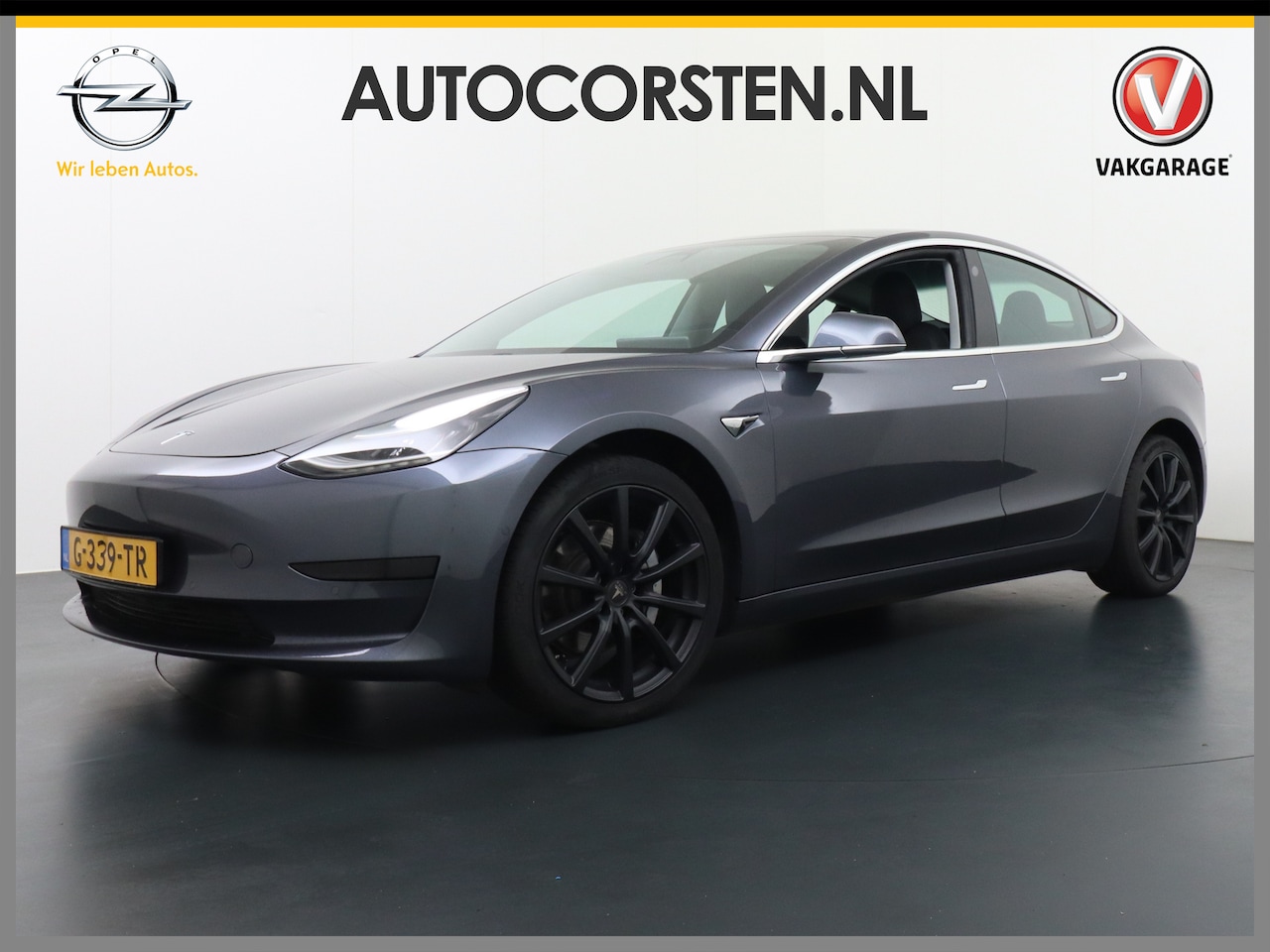 Tesla Model 3 - SR+60kWh 325PK 19"LMV AutoPilot FSD -vb Premium-Luidsprekers Leer PanoDak Adaptive cruise - AutoWereld.nl