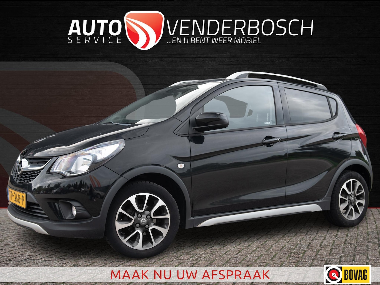 Opel Karl - 1.0 Rocks Online Edition 75pk | Airco | Apple CarPlay | Cruise Control - AutoWereld.nl