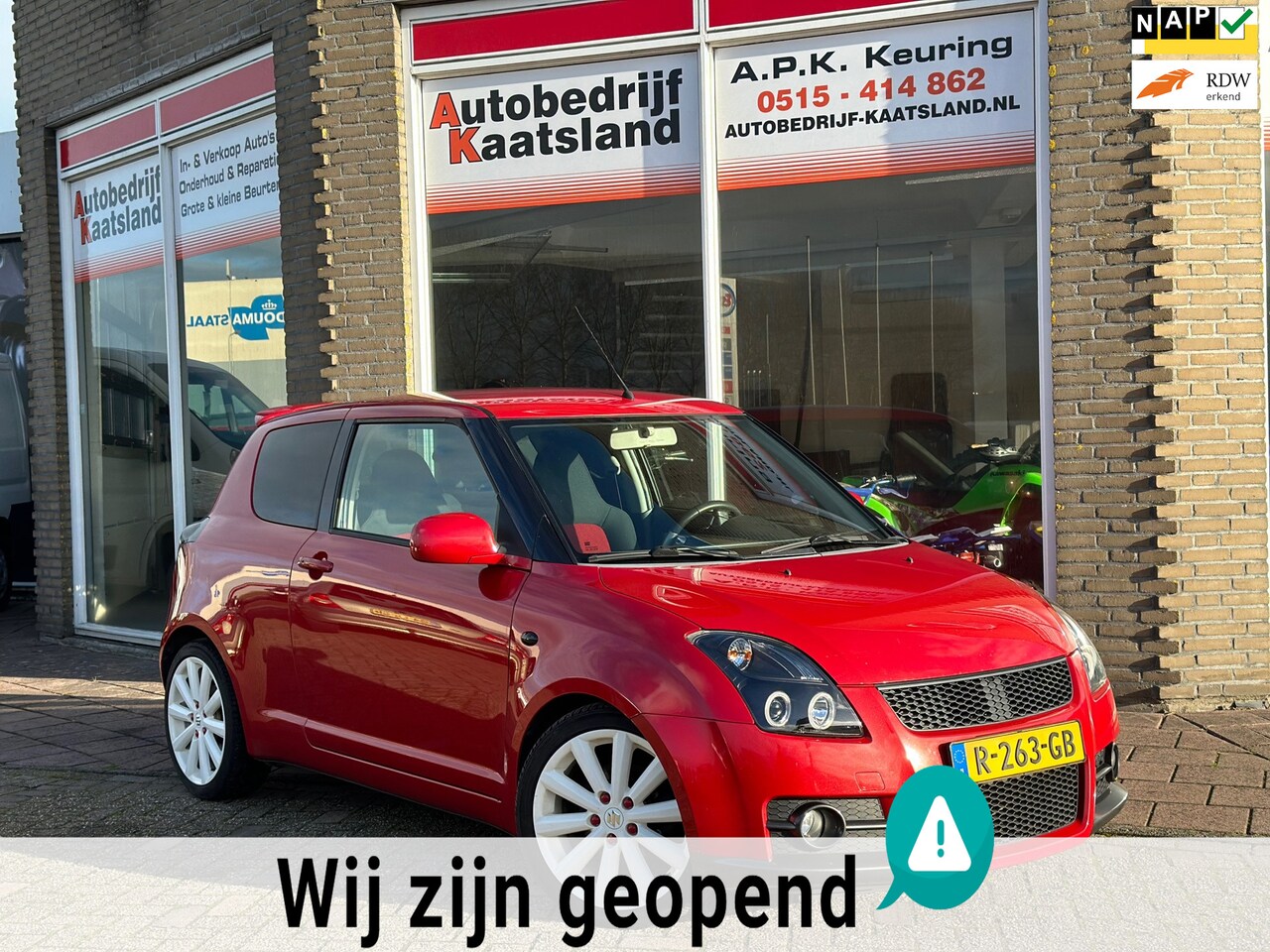 Suzuki Swift - 1.6 Sport 125 PK - Keyless - Navi - Stoelverw. - 2010 - AutoWereld.nl