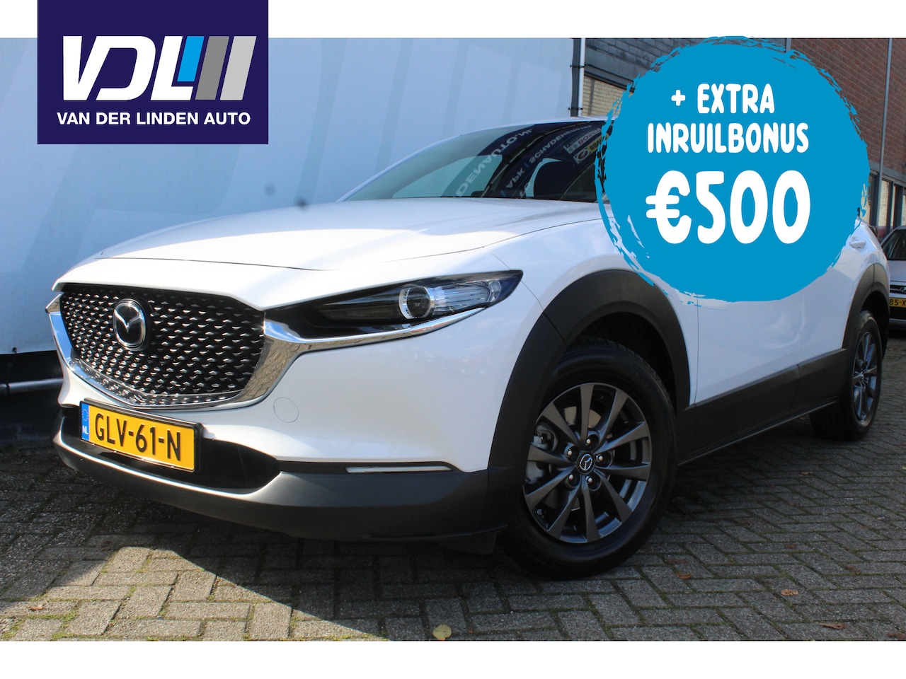 Mazda CX-30 - 2.0 e-SkyActiv-G M Hybrid Airco l Cruise control l AppleCarPlay/AndroidAuto l Navigatie l - AutoWereld.nl