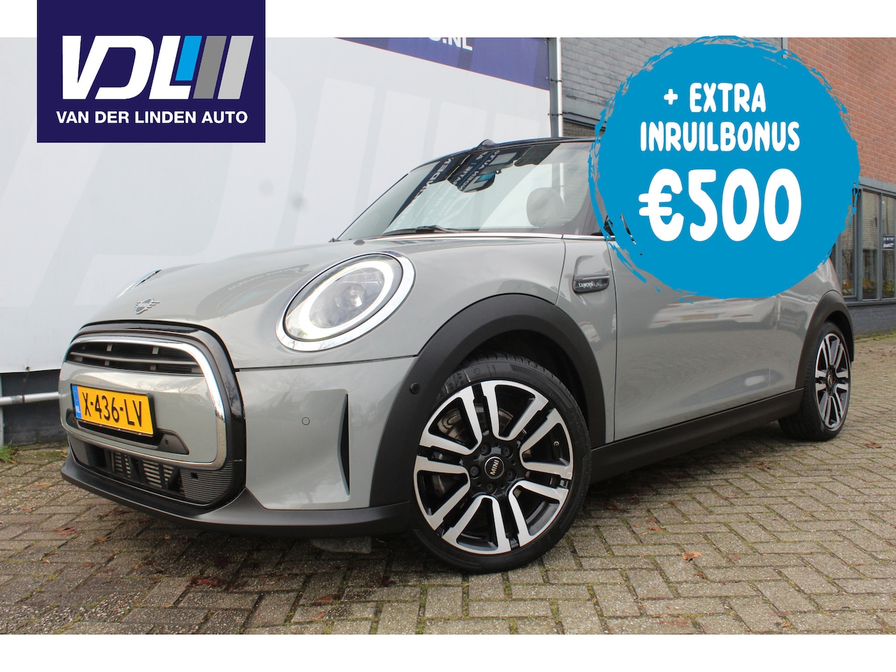 MINI Cabrio - Mini 1.5 Cooper Camden Navigatie | Half leer | 17inch velgen l Bezichtiging op afspraak - AutoWereld.nl