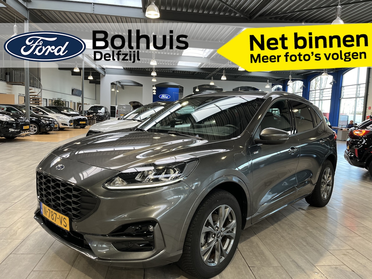 Ford Kuga - 2.5 PHEV 225 pk ST-Line | Camera | Navi | Clima | Cruise | Keyless entry | 4 seiz. banden - AutoWereld.nl