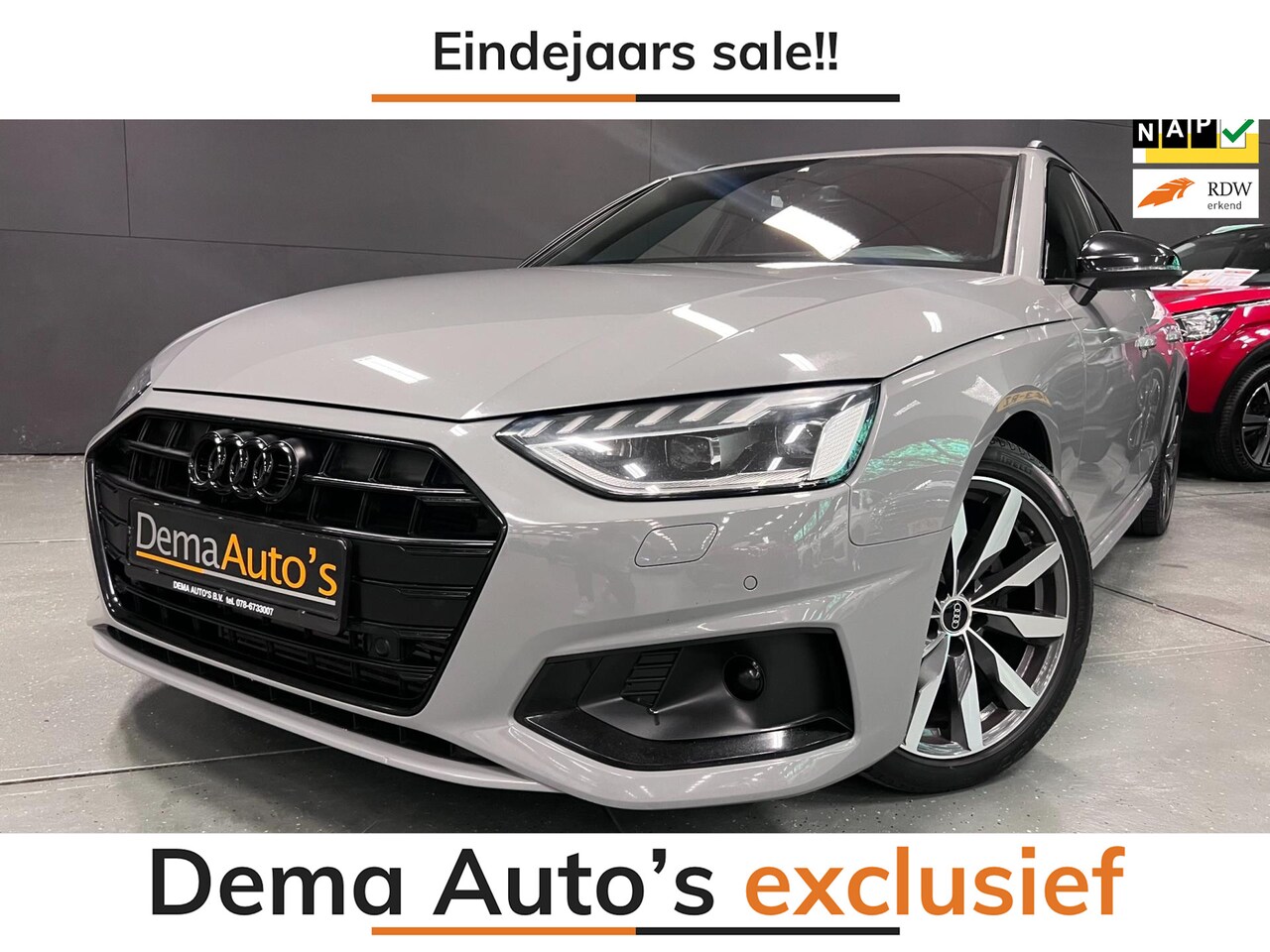 Audi A4 Avant - 35 TFSI S edition NAVI/LEDER/V-COCKPIT/DAB/CARPLAY/LED/ECC/PDC/// - AutoWereld.nl