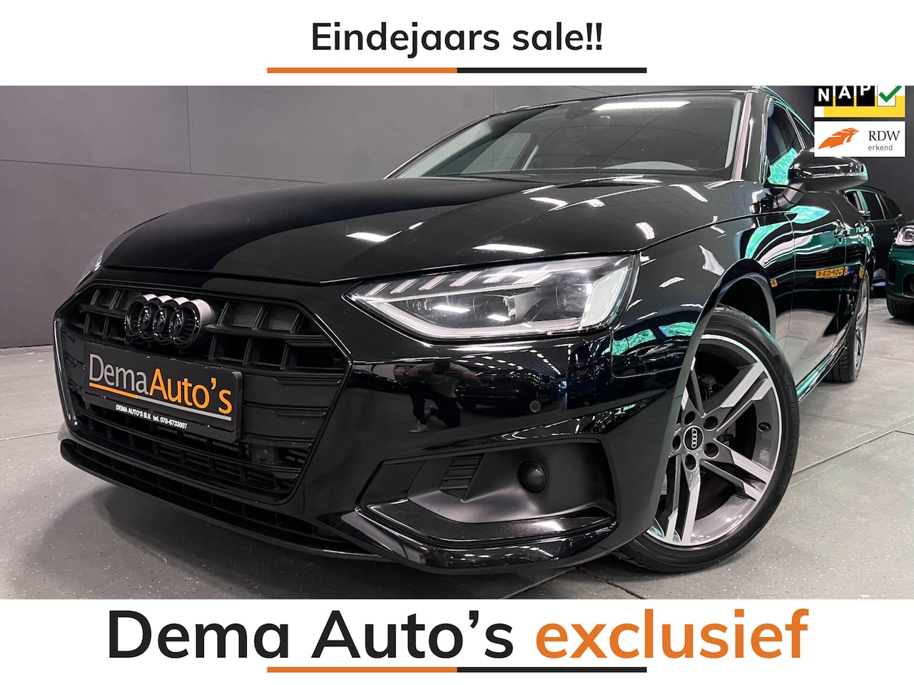 Audi A4 Avant - 35 TFSI SPORT BLACK-LINE NAVI/V-COCKPIT/LED/DAB/CARPLAY/ECC/PDC/CRUISE/// - AutoWereld.nl