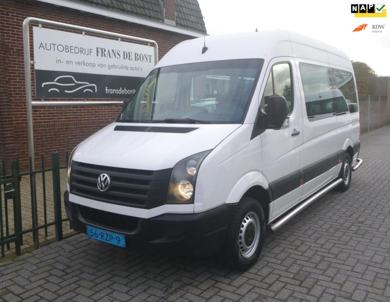 Volkswagen Crafter - 35 2.0 TDI L2H2 rolstoelbus 9 persoons AIRCO € 7550 EX BTW - AutoWereld.nl