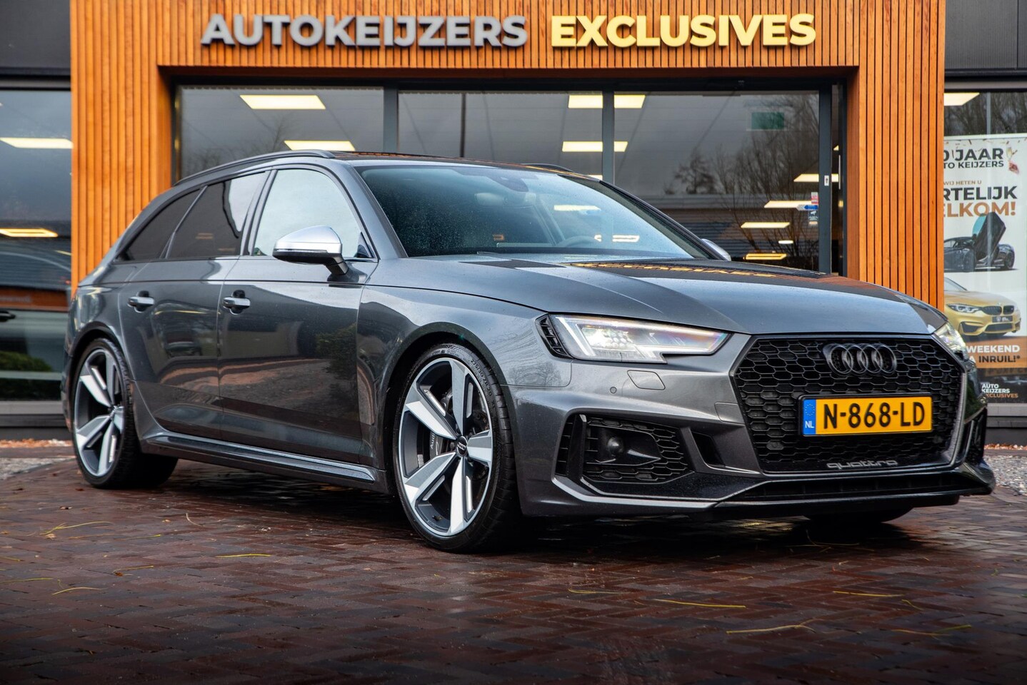 Audi A4 Avant - 2.9 TFSI RS 4 quattro Panodak B&O Carbon Leer DAB+ Ceramic Ambient HUD Memory Keyless - AutoWereld.nl