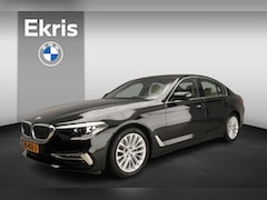 BMW 5-serie - Sedan 520i | LED | Leder | Navigatie | Sportstoelen | Chrome line | Stoelverwarming | Alu