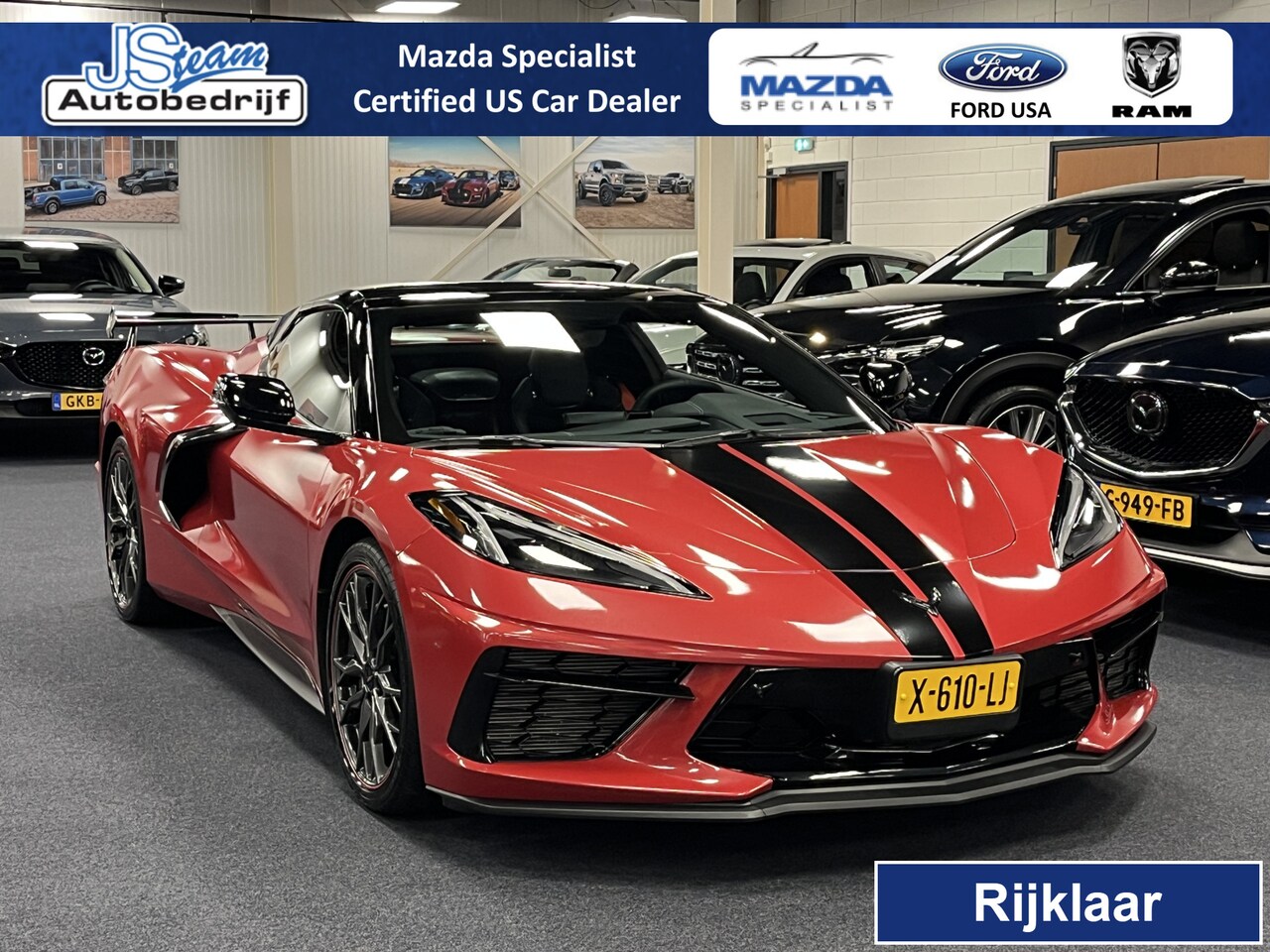 Chevrolet Corvette - C8 6.2 V8 Stingray Cabriolet 497PK 2LT 70 Years Edition - AutoWereld.nl