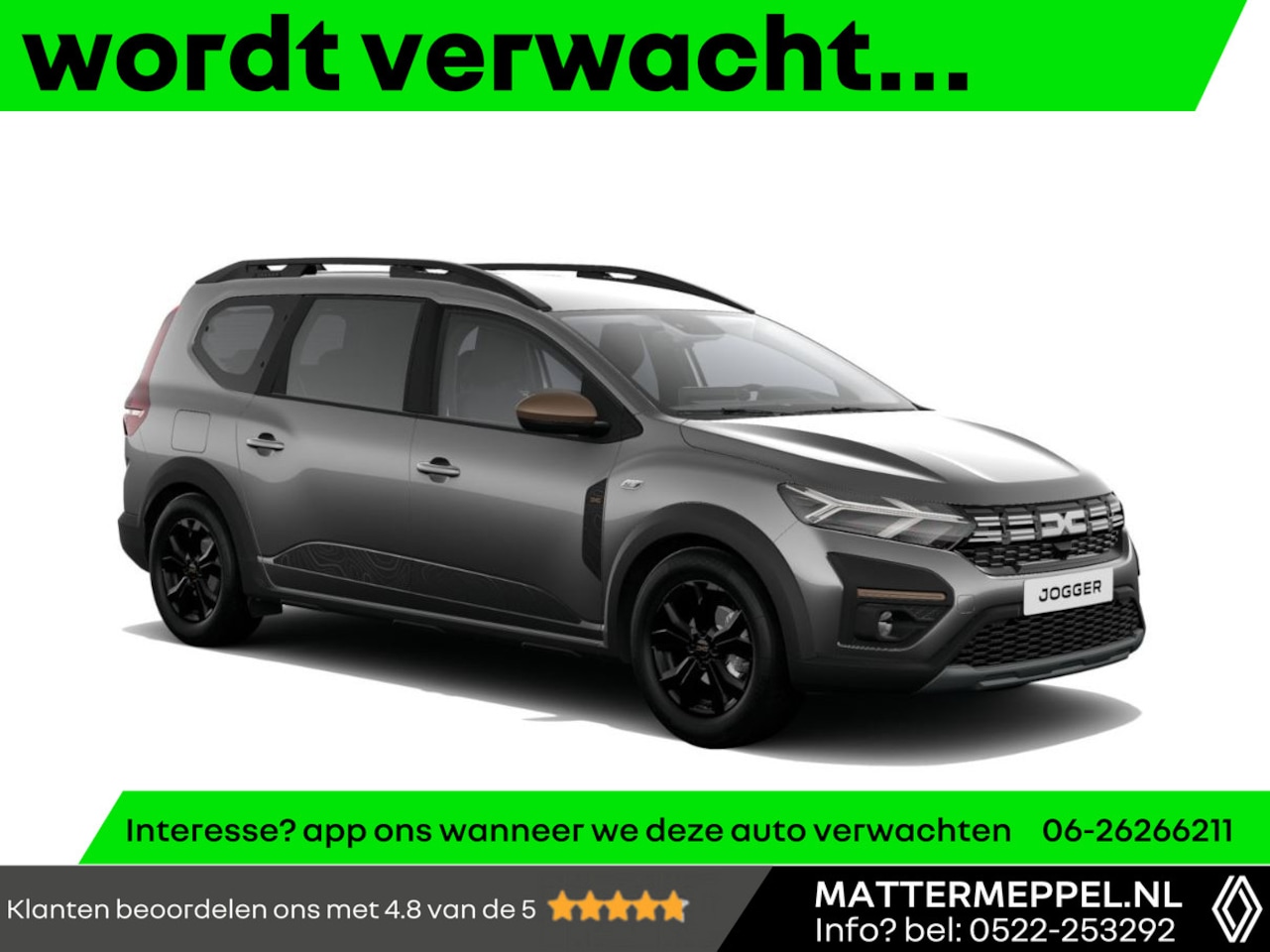 Dacia Jogger - 1.0 TCe 110 Extreme 7p. | Navi by CarPlay | Camera | Dodehoek | Climate Control | Stoelver - AutoWereld.nl