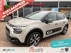 Citroën C3 - 1.2 83pk Max | pack techno nav, comfort seats interieur Wood, 17 inch velgen, camera, park