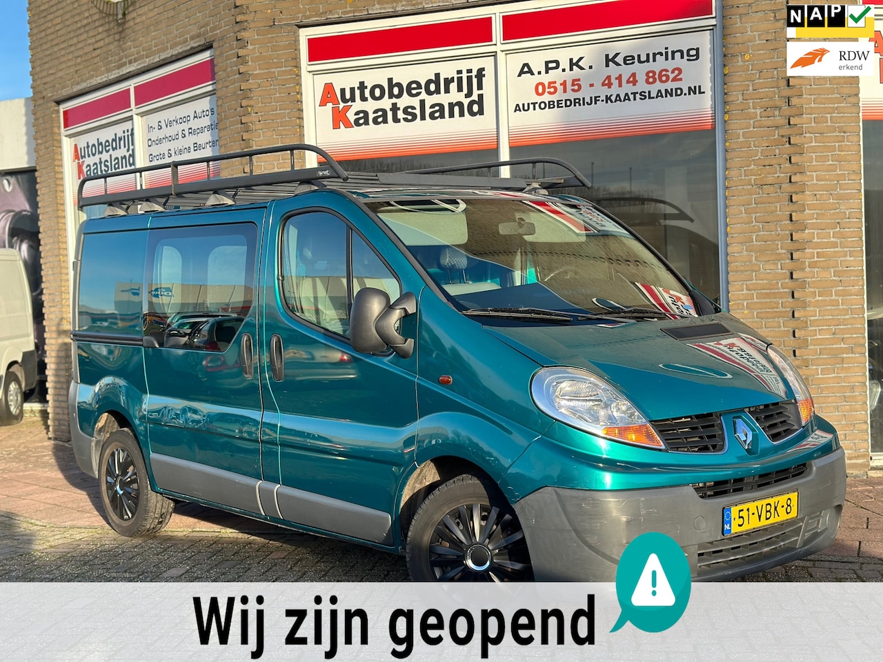 Renault Trafic - 2.0 dCi T29 L1H2 - Marge - Imperiaal - Trekhaak - AutoWereld.nl