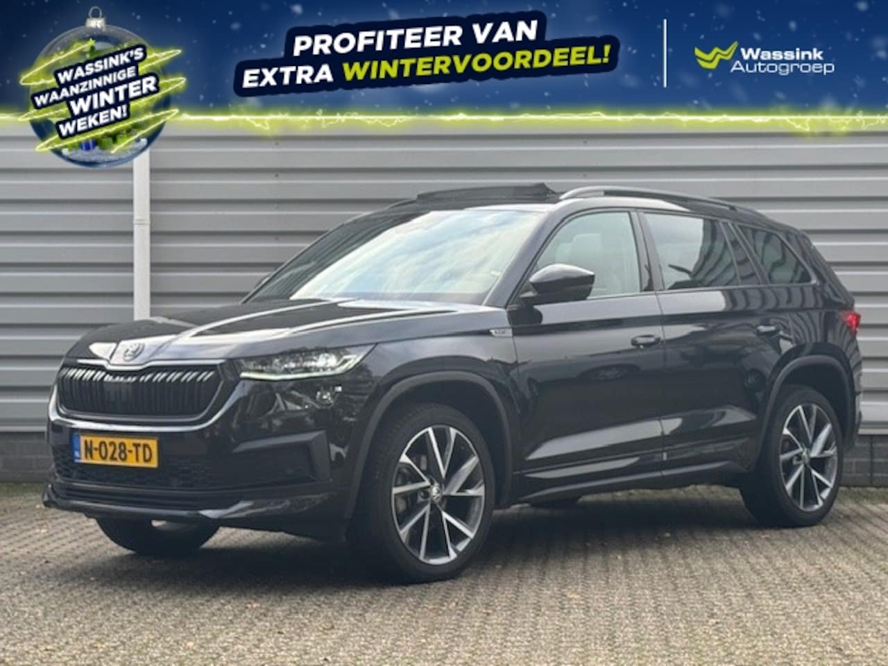 Skoda Kodiaq - 1.5 TSI Sportline Business Automaat | Panoramadak | Sportstoelen | Optiek pakket zwart | V - AutoWereld.nl