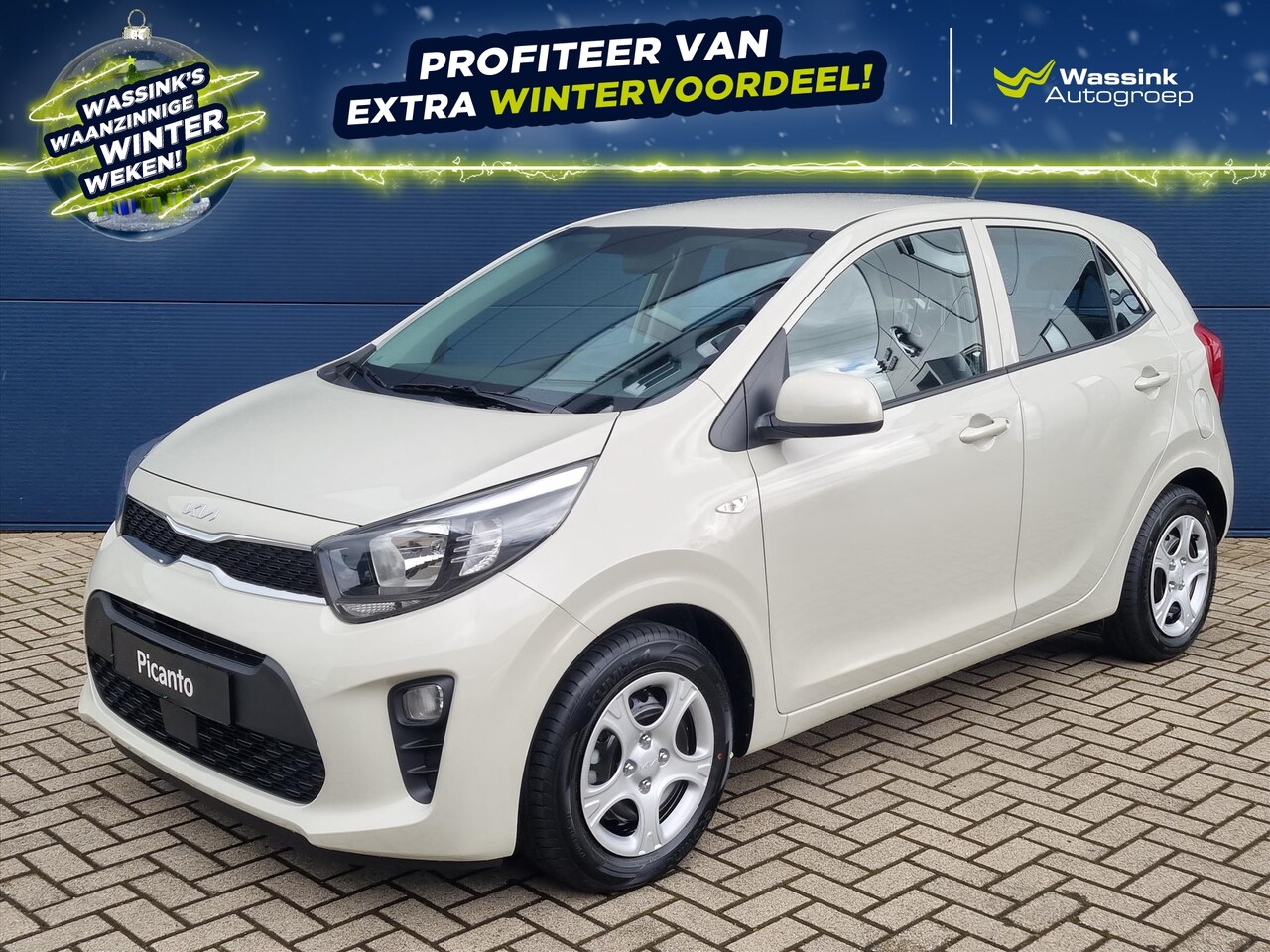 Kia Picanto - 1.0 DPi 67pk 4-zits ComfortLine | Airco | Bluetooth | Cruise Control | Direct Leverbaar | - AutoWereld.nl