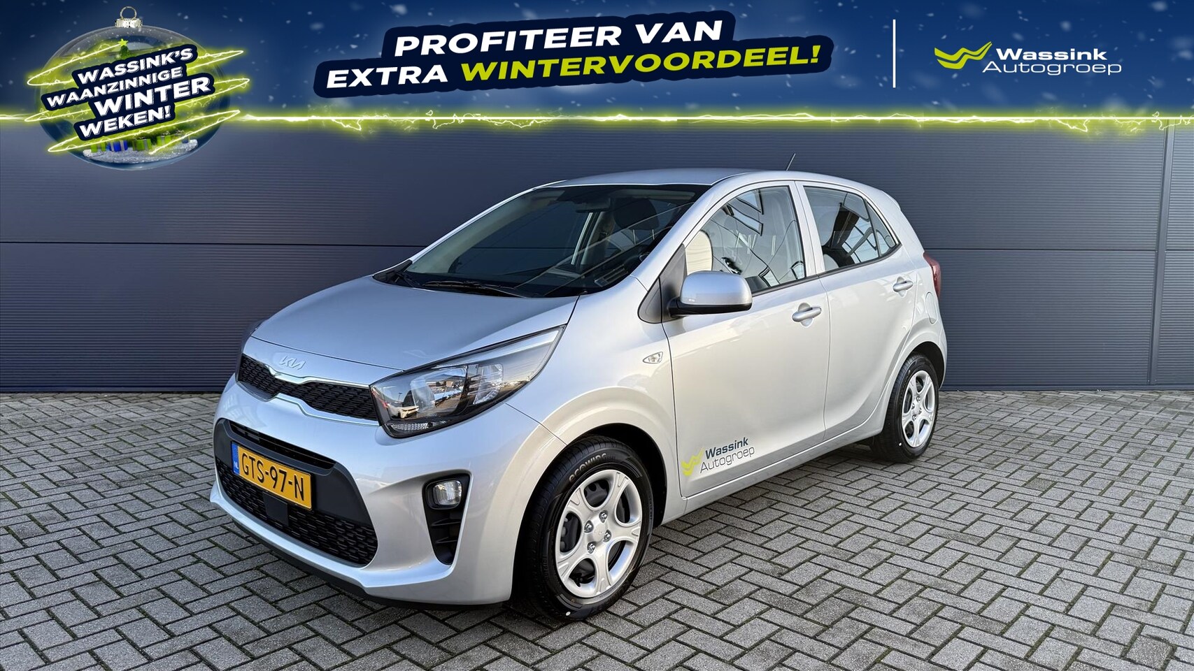 Kia Picanto - 1.0 DPi 67pk 4-zits ComfortLine | Airco | Cruise control | Bluetooth | 5-deurs | - AutoWereld.nl