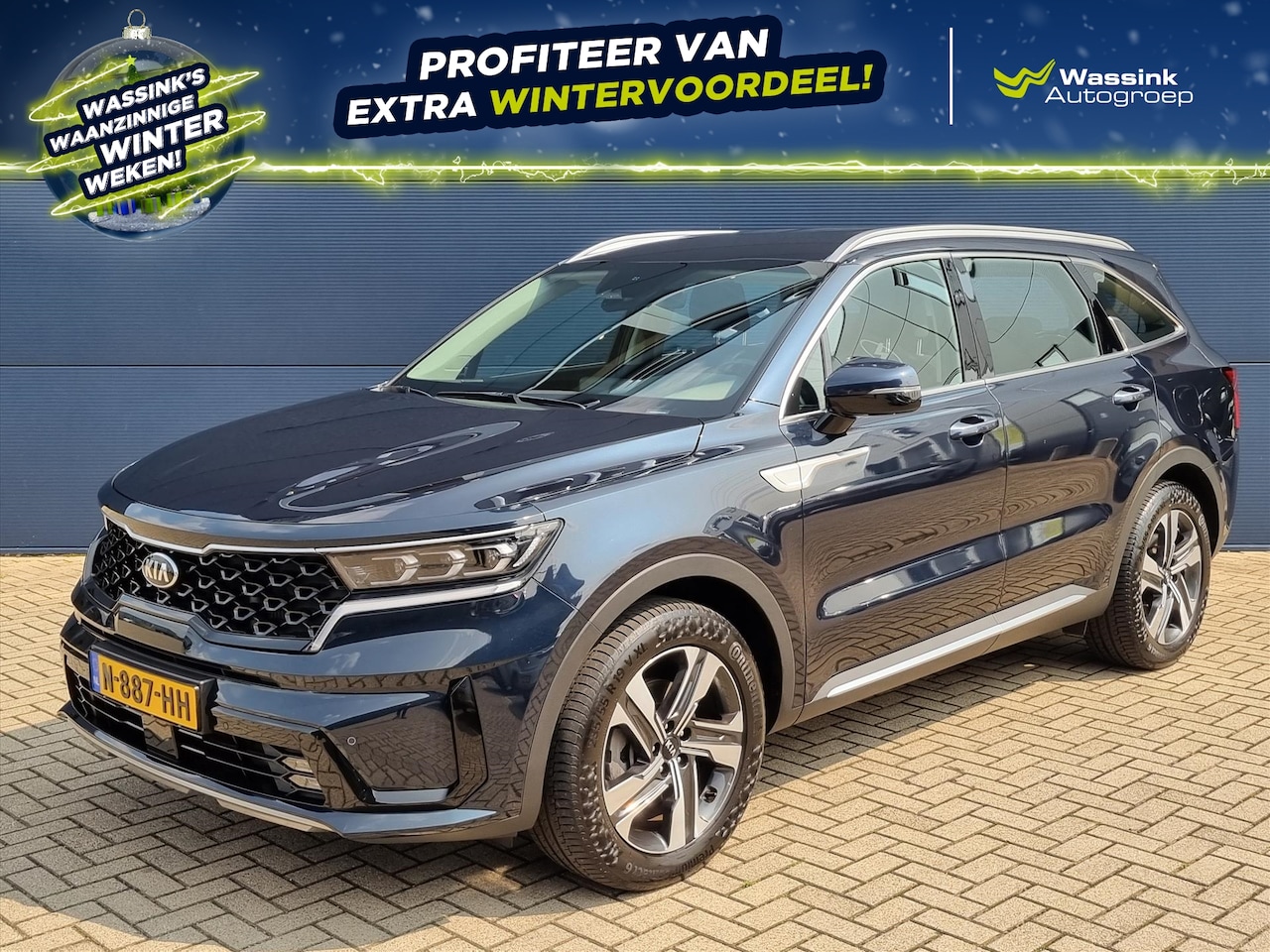 Kia Sorento - 1.6 T-GDi 265pk Plug-in Hybrid 4WD DynamicLine | 7-Zits | Navigatie | Stoel-/Stuurwielverw - AutoWereld.nl