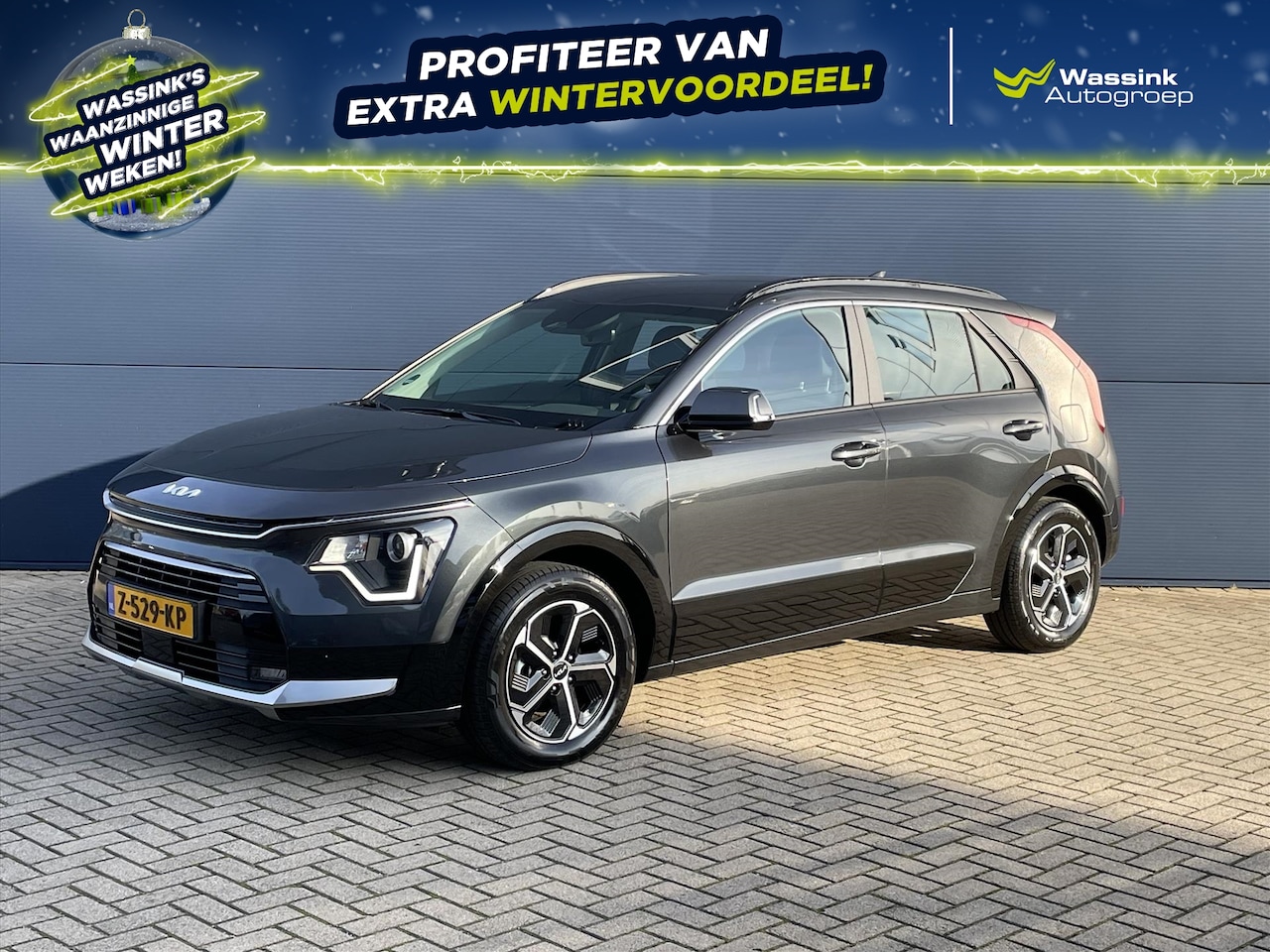 Kia Niro - 1.6 GDi Hybrid 141pk DCT6 DynamicLine | Navigatie | Parkeercamera | Parkeersensoren | Appl - AutoWereld.nl