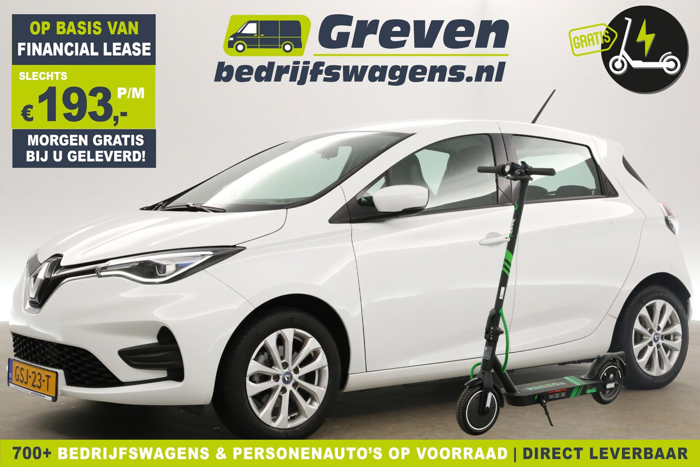 Renault Zoe - R110 Life 52 kWh Huur-Accu Gratis E-Step! | €2000,- subsidie | Elektrisch l Automaat | Air - AutoWereld.nl