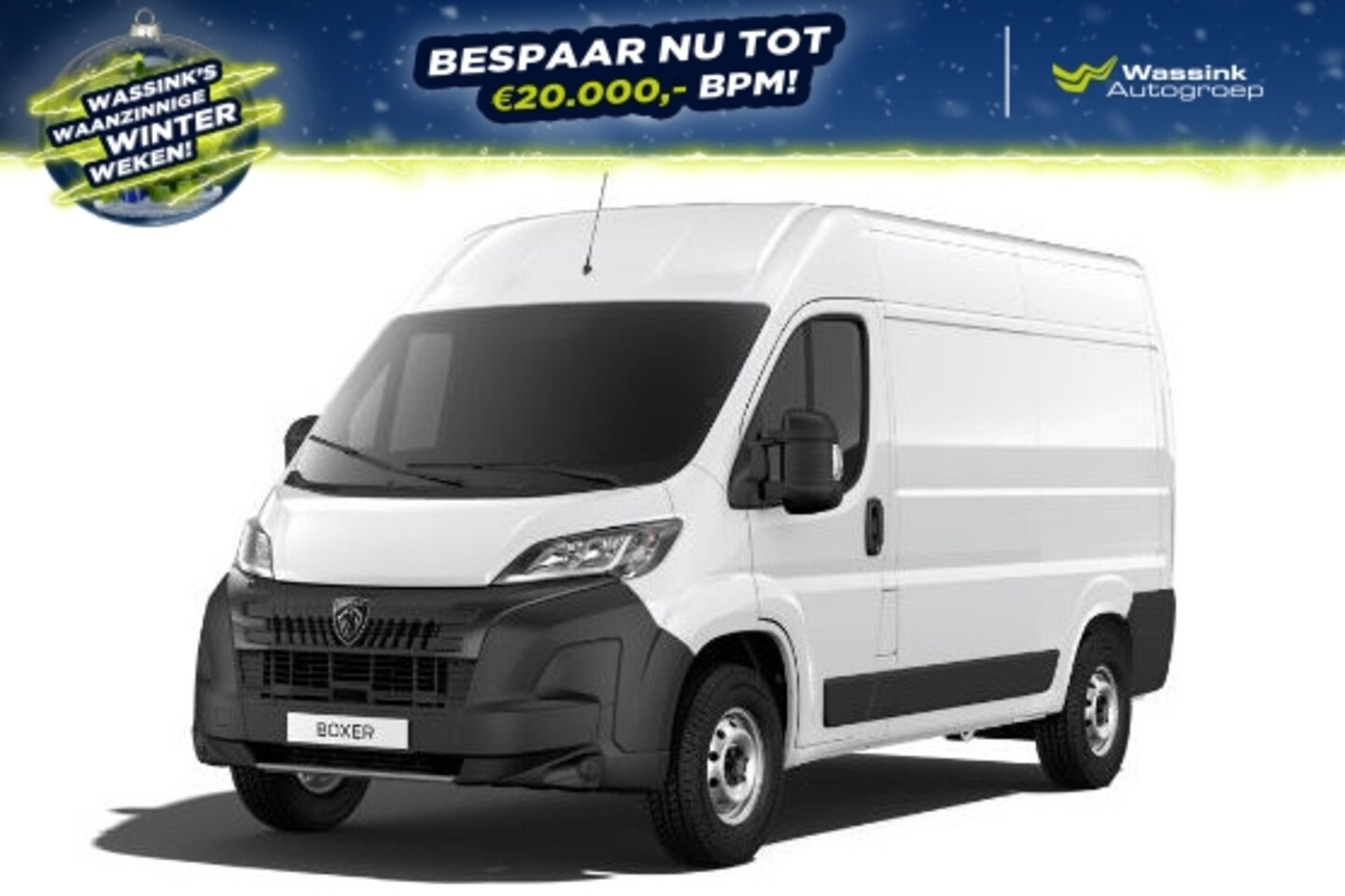 Peugeot Boxer - 2.2 HDi 140PK L2H2 3,5T I Trekhaak 2500KG trekgewicht I Pack Techno I Verzwaarde vering I - AutoWereld.nl