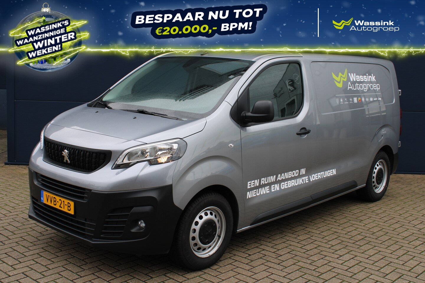 Peugeot Expert - 120pk 3p. Premium | Navigatie | Parkeersensoren | DAB | Cruise Control | Trekhaak | - AutoWereld.nl