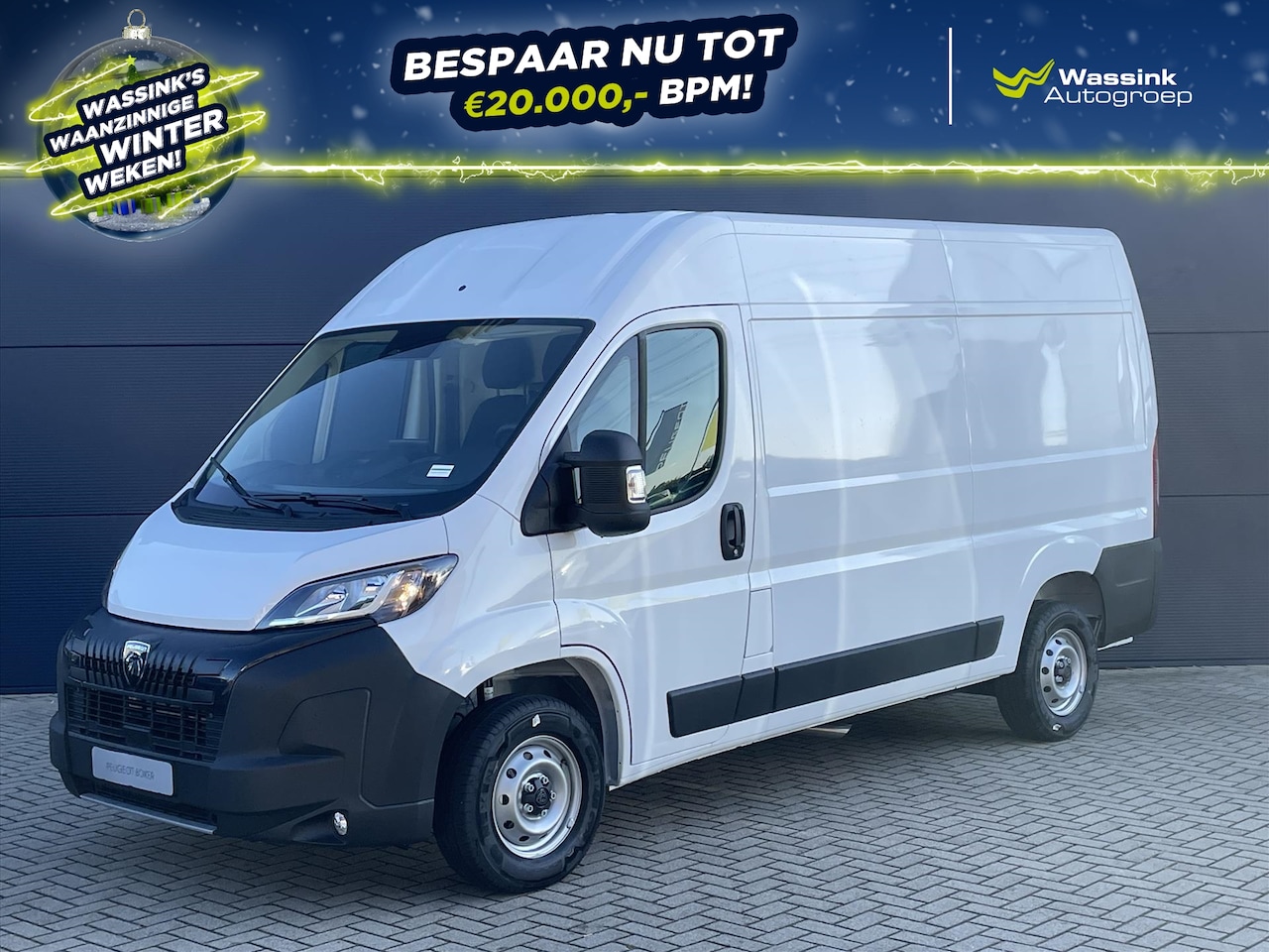 Peugeot Boxer - GB 2.2 140PK BlueHDi L2H2 35 | Trekhaak 2500KG trekgewicht I Pack Techno I Verzwaarde veri - AutoWereld.nl