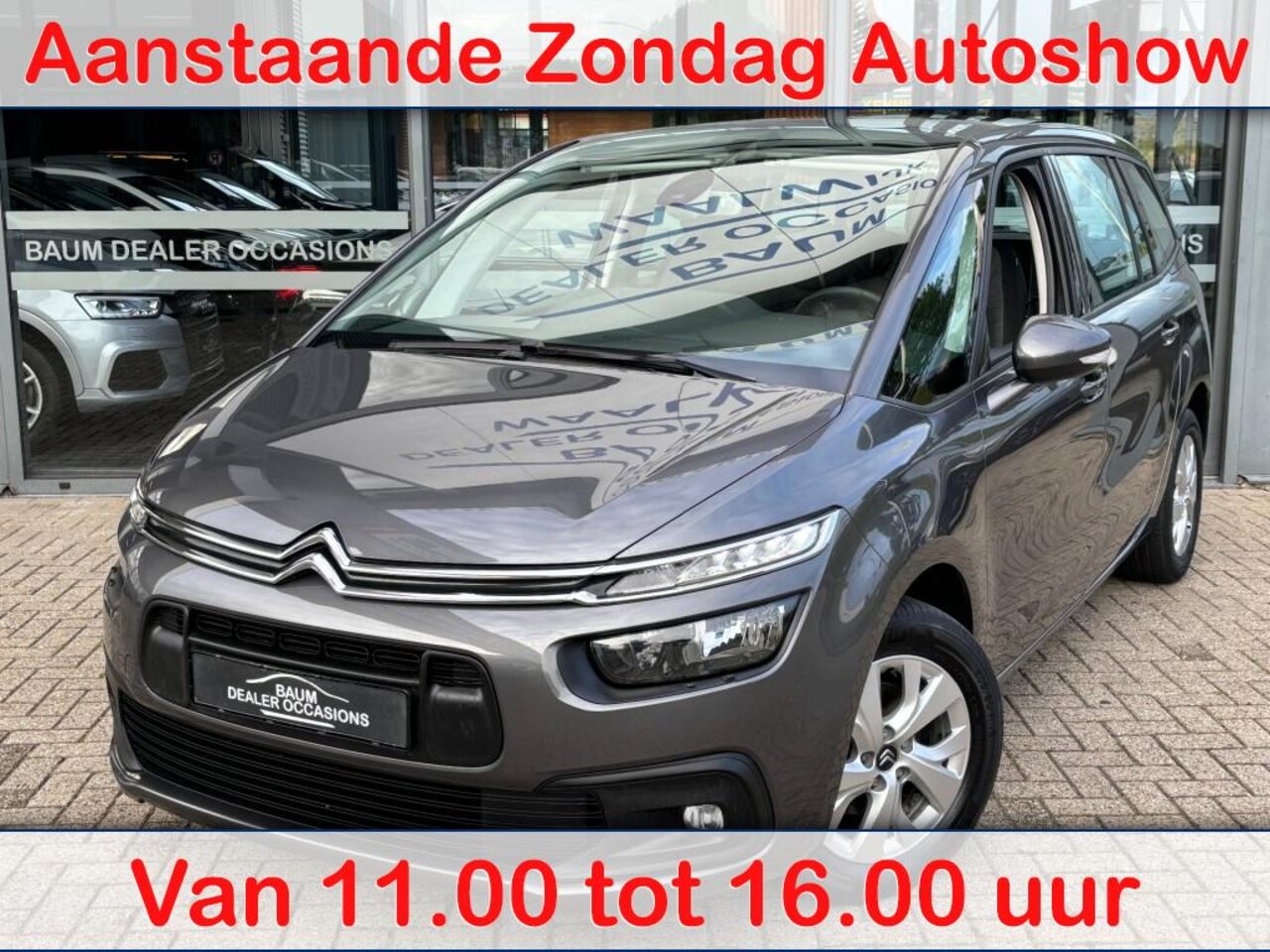 Citroën C4 SpaceTourer - GRAND SPACETOURER 1.2 PURETECH FEEL AIRCO 7PERS. NAVI-CARPLAY. - AutoWereld.nl