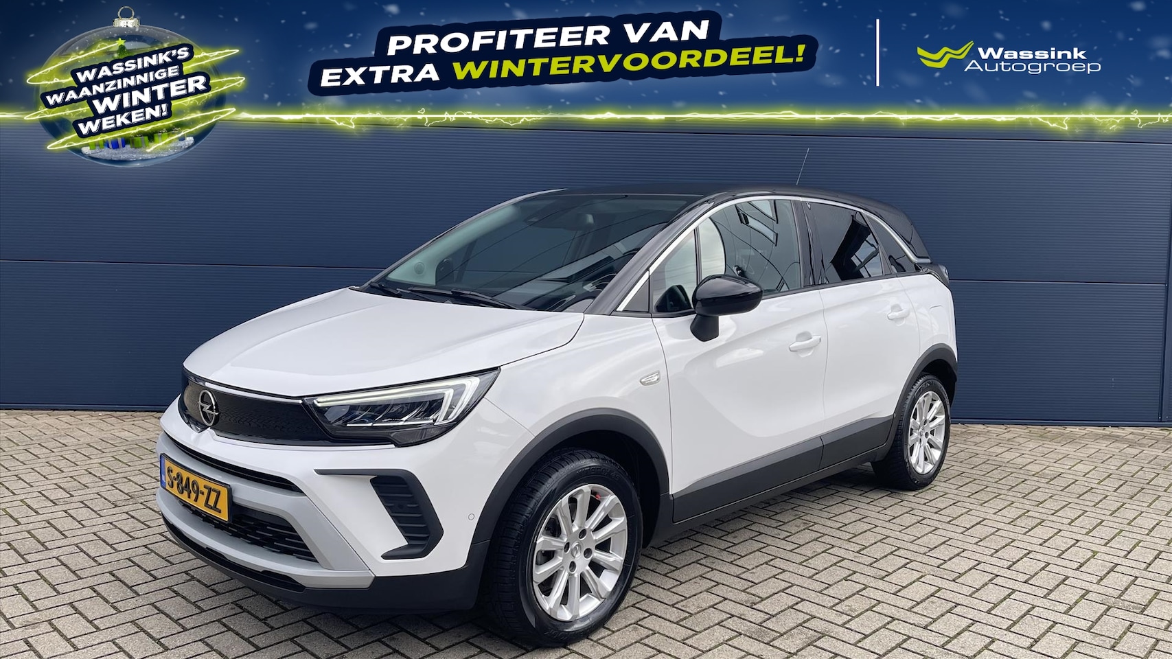 Opel Crossland - 1.2 Turbo 130pk Elegance Automaat | Navigatie | Camera | Stoel-/Stuurverwarming | Apple Ca - AutoWereld.nl