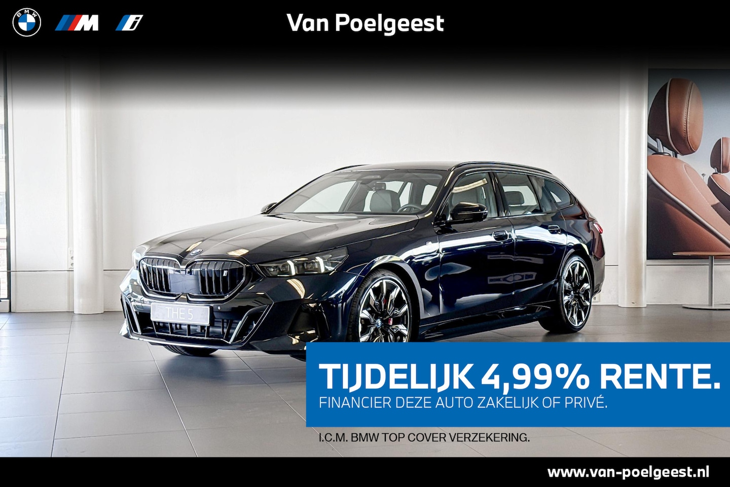 BMW i5 Touring - eDrive40 M Sport Edition 84 kWh | Stoelventilatie | Harman Kardon | Driving Assistant Pro - AutoWereld.nl