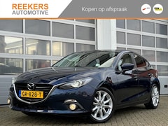 Mazda 3 - 3 2.0 GT-M Zw.Leer Navi HUD LM18 Trekhaak Xenon sensor V+A