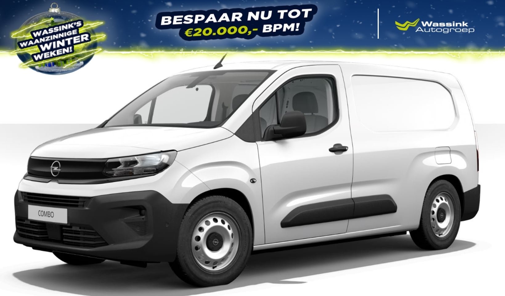 Opel Combo - 1.5 BlueHDi 100pk Lengte 2 I Houten vloer en zijwand I Navigatie I 3 zitter I Comfort Conn - AutoWereld.nl