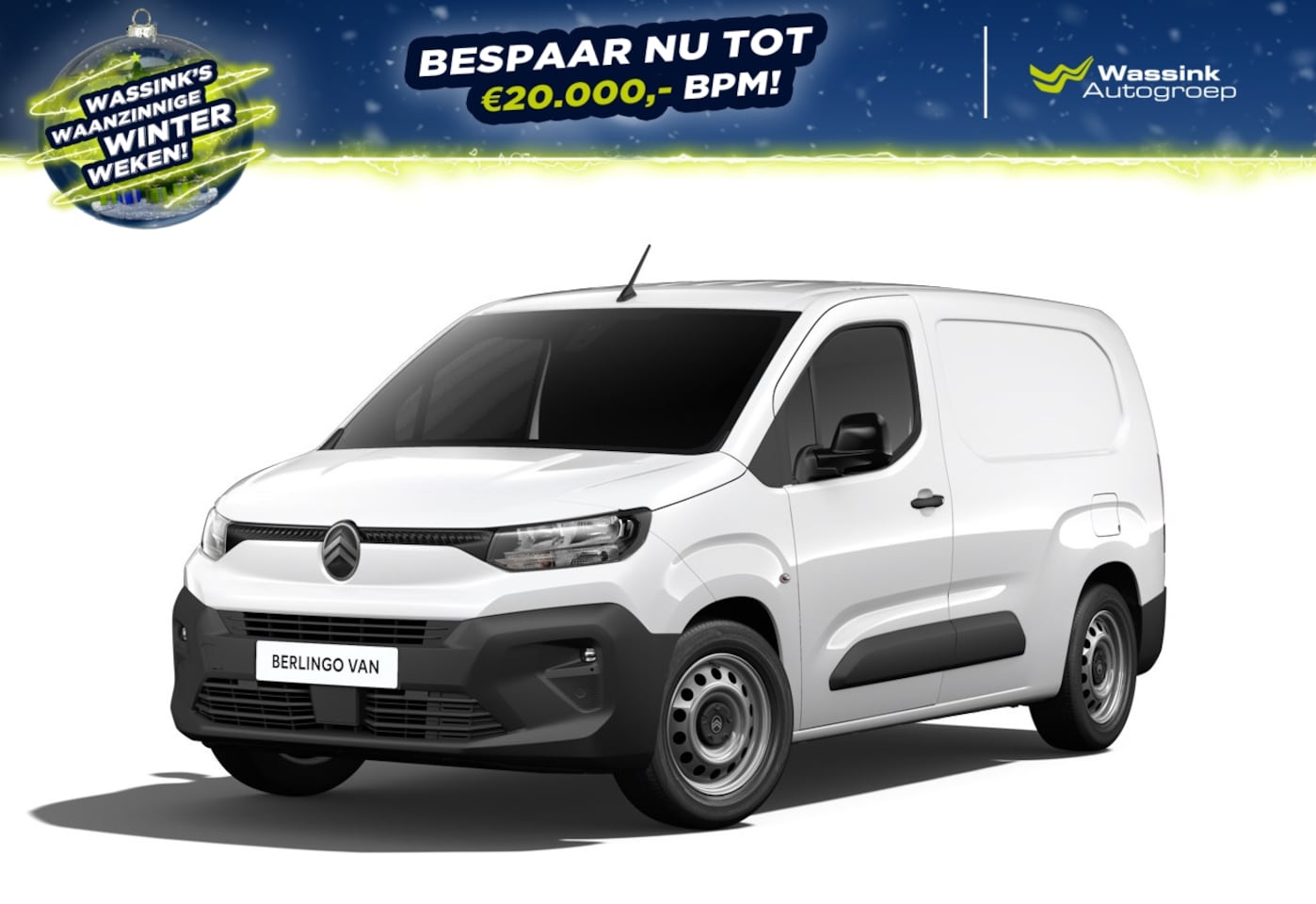 Citroën Berlingo - GB 1.5 BlueHDi 100pk L2/XL 1000kg laadvermogen | Carplay | Laadruimte betimmering | NETTO - AutoWereld.nl