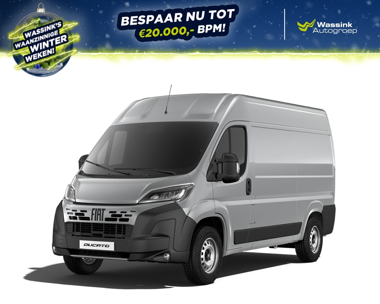 Fiat Ducato - 2.2 HDi 140PK L2H2 3,5T I Trekhaak 2500KG trekgewicht I Pack Techno I Verzwaarde vering I - AutoWereld.nl