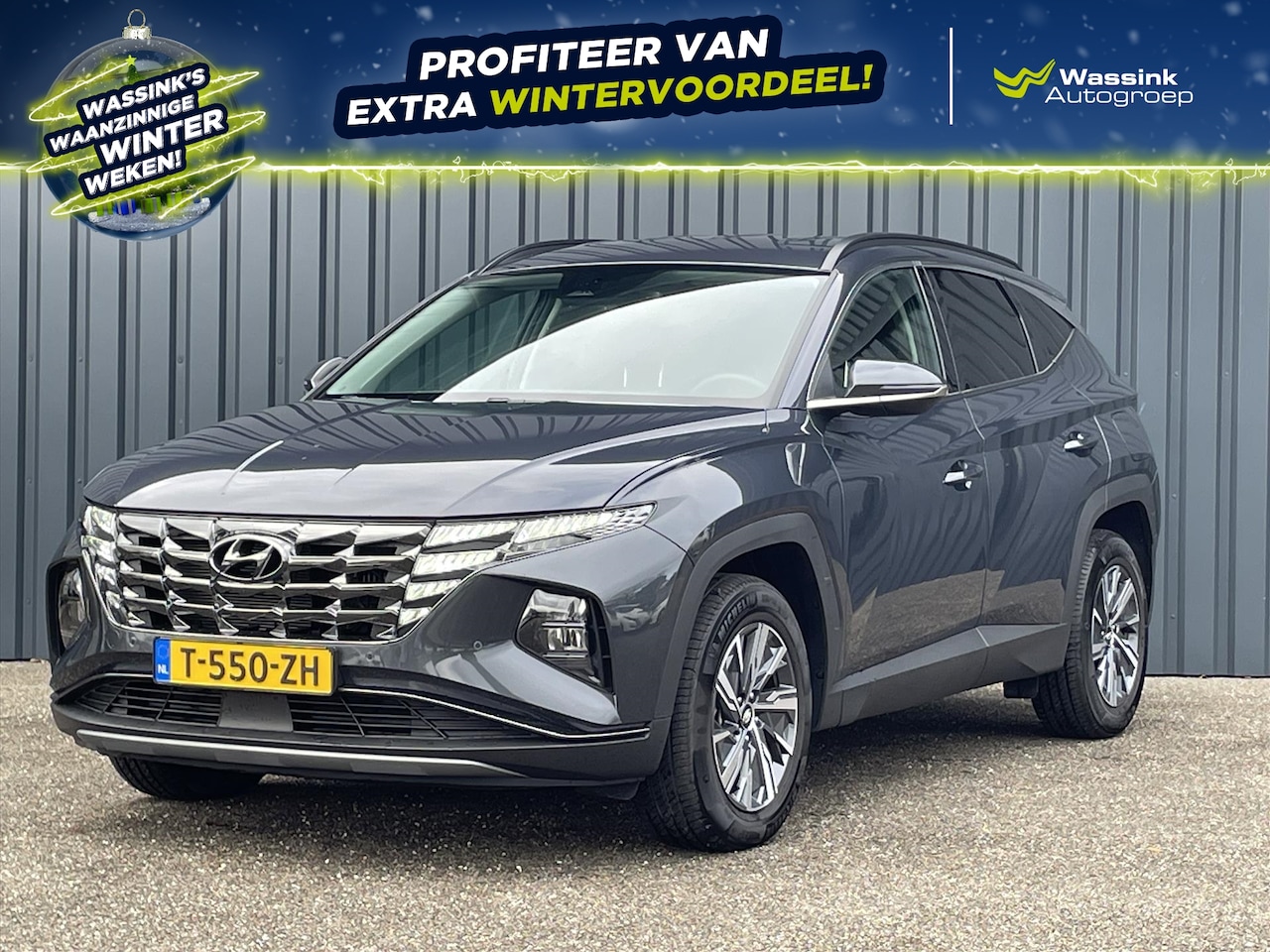 Hyundai Tucson - 1.6 T-GDi HEV 230pk Aut. Comfort Smart I Stoel/StuurVerwarming I Elektr. Achterklep I Adap - AutoWereld.nl