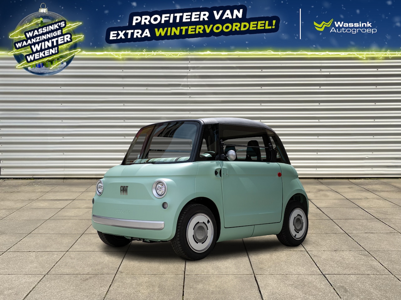 Fiat Topolino - 5,5 kWh 8pk | Brommerrijbewijs vanaf 16 jaar | Nu bestellen is dit jaar rijden! - AutoWereld.nl